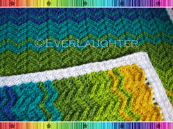 Chevron Baby Blanket - Crochet Pattern by EverLaughter