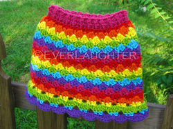 Colorful Waves Skirt - Crochet Pattern by EverLaughter
