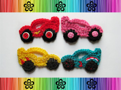 Race Car Applique - Crochet Pattern by EverLaughter