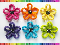 Loopy Flower - Crochet Pattern by EverLaughter